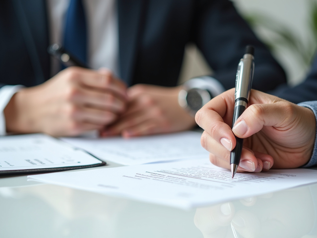 Signing loan paperwork — title loans tennessee