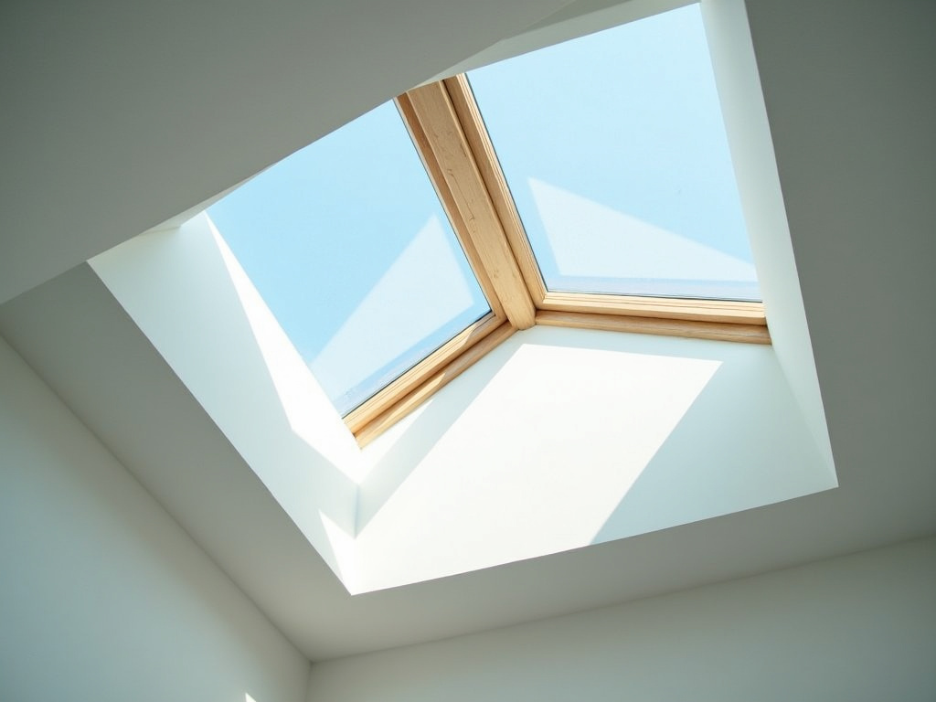 Skylights in ceiling — warehouse solar lighting