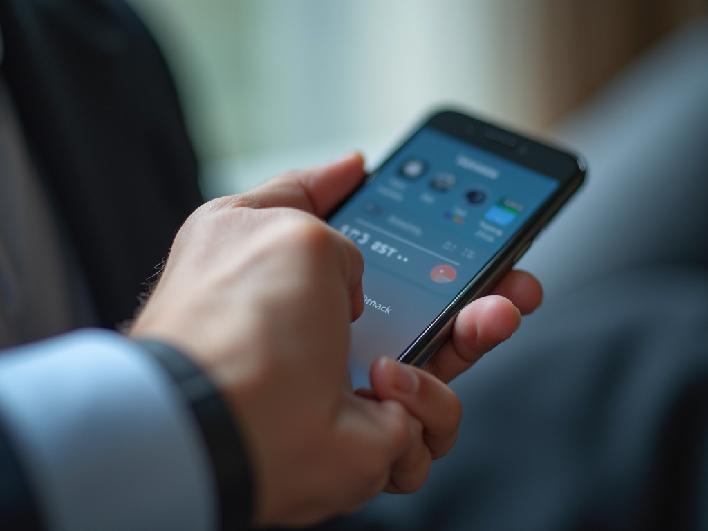Smartphone app screen — rideshare accident lawyer phoenix