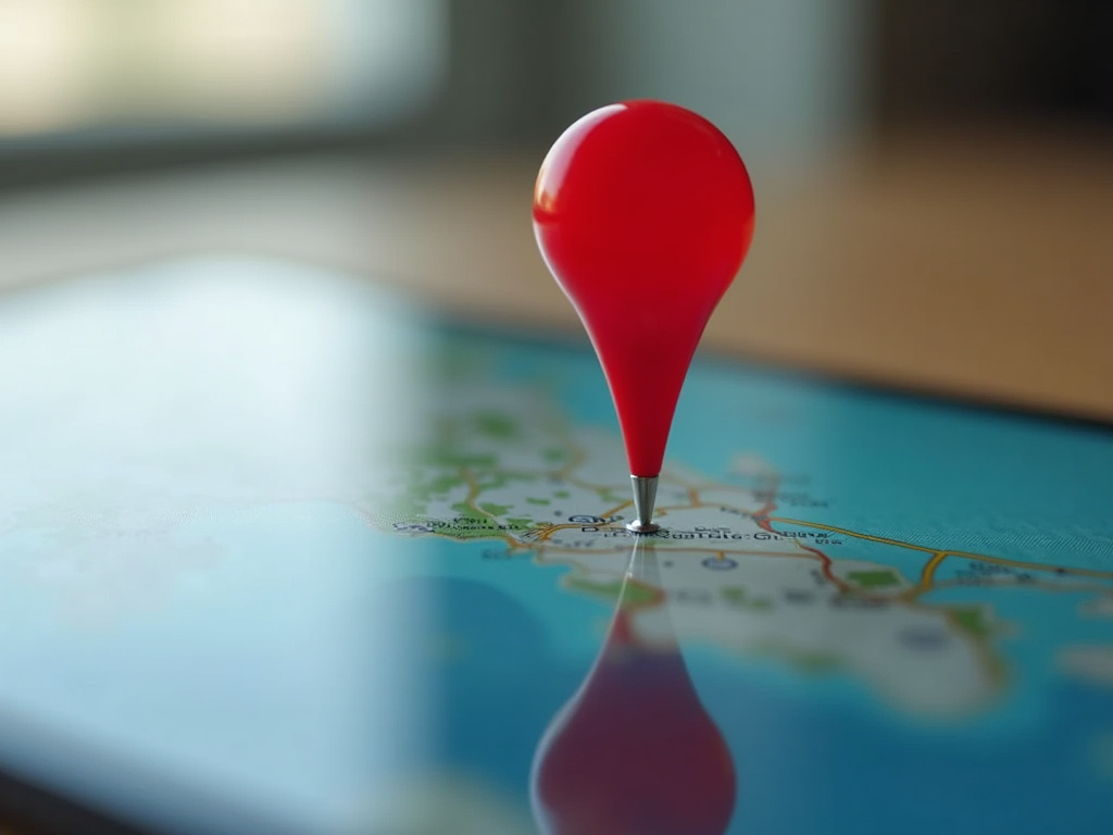 Smartphone map pin — SEO agency Miami Beach