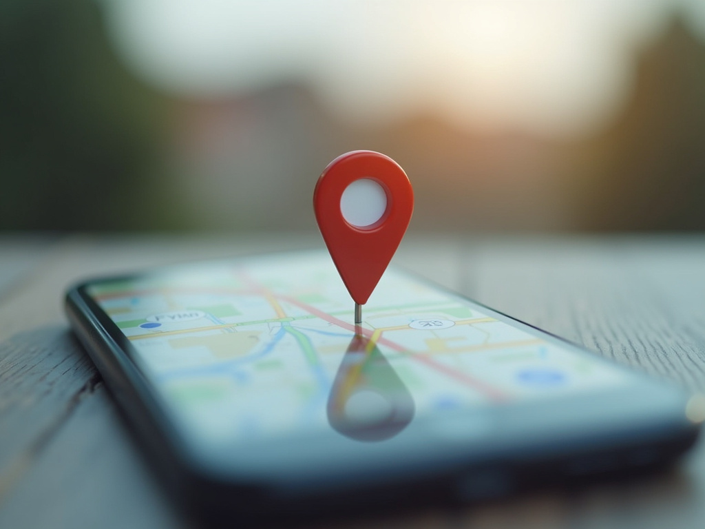 Smartphone map pin — SEO agency Miami Beach