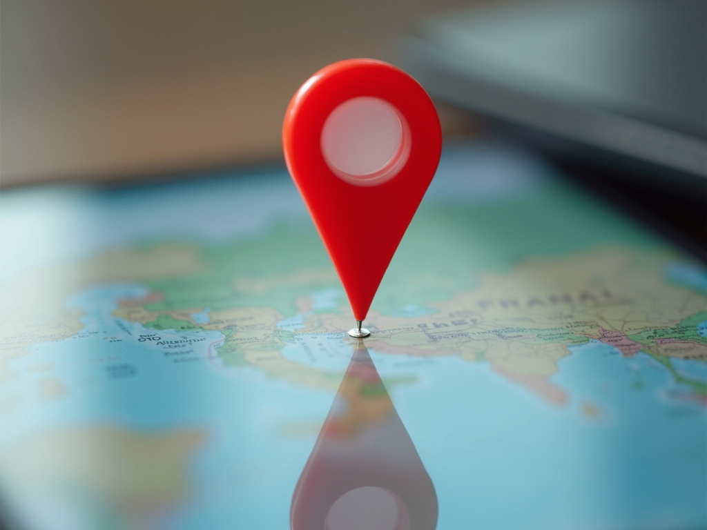 Smartphone map pin — SEO agency Miami Beach