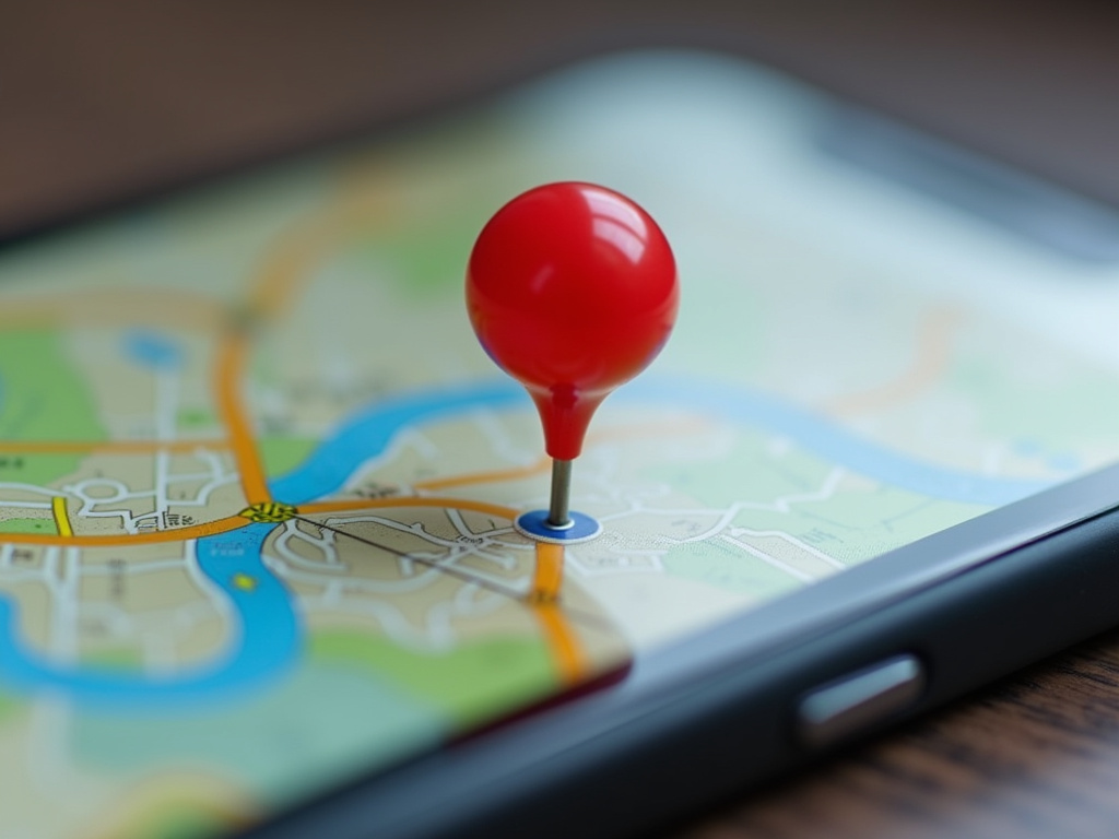Smartphone map pin — SEO agency Miami Beach