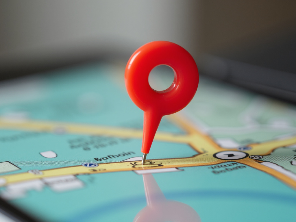 Smartphone map pin — SEO agency Miami Beach