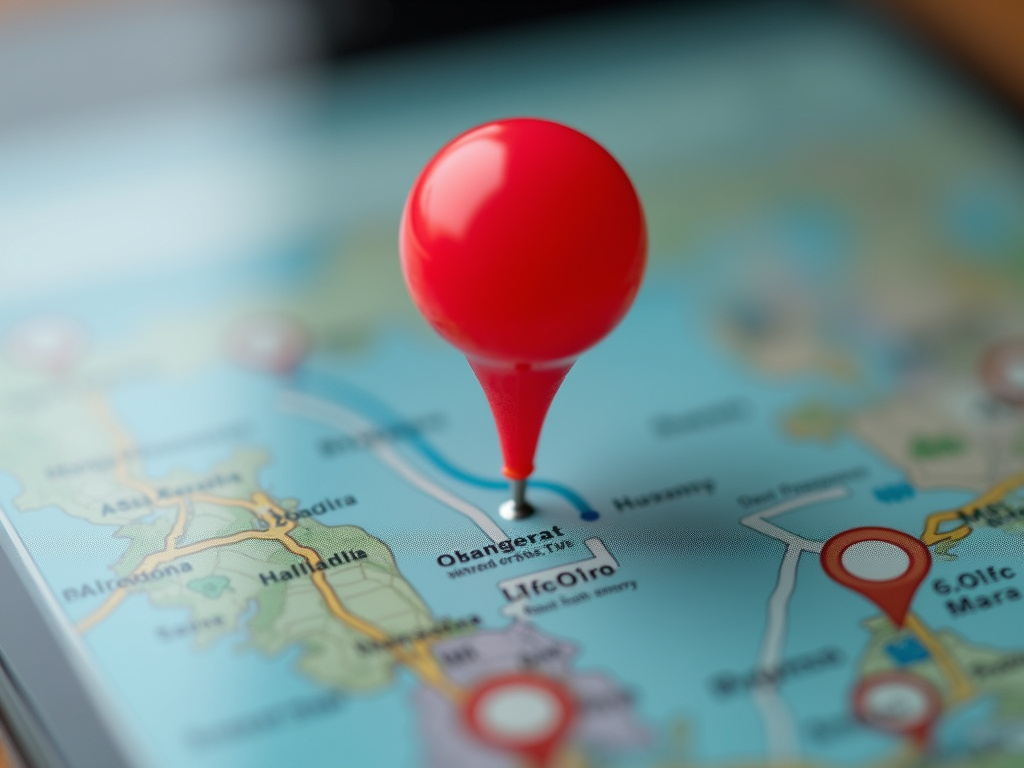 Smartphone map pin — SEO agency Miami Beach