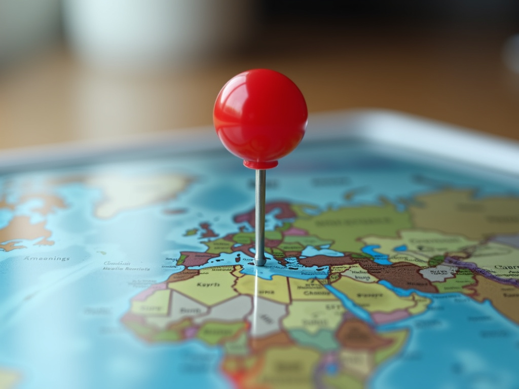Smartphone map pin — SEO agency Miami Beach