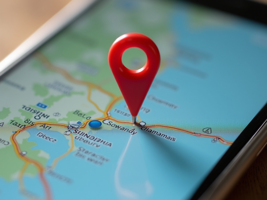 Smartphone map pin — SEO agency Miami Beach