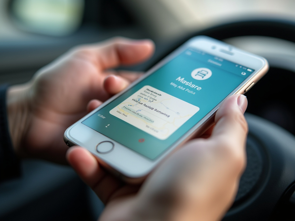 Smartphone rideshare app — rideshare accident lawyer phoenix