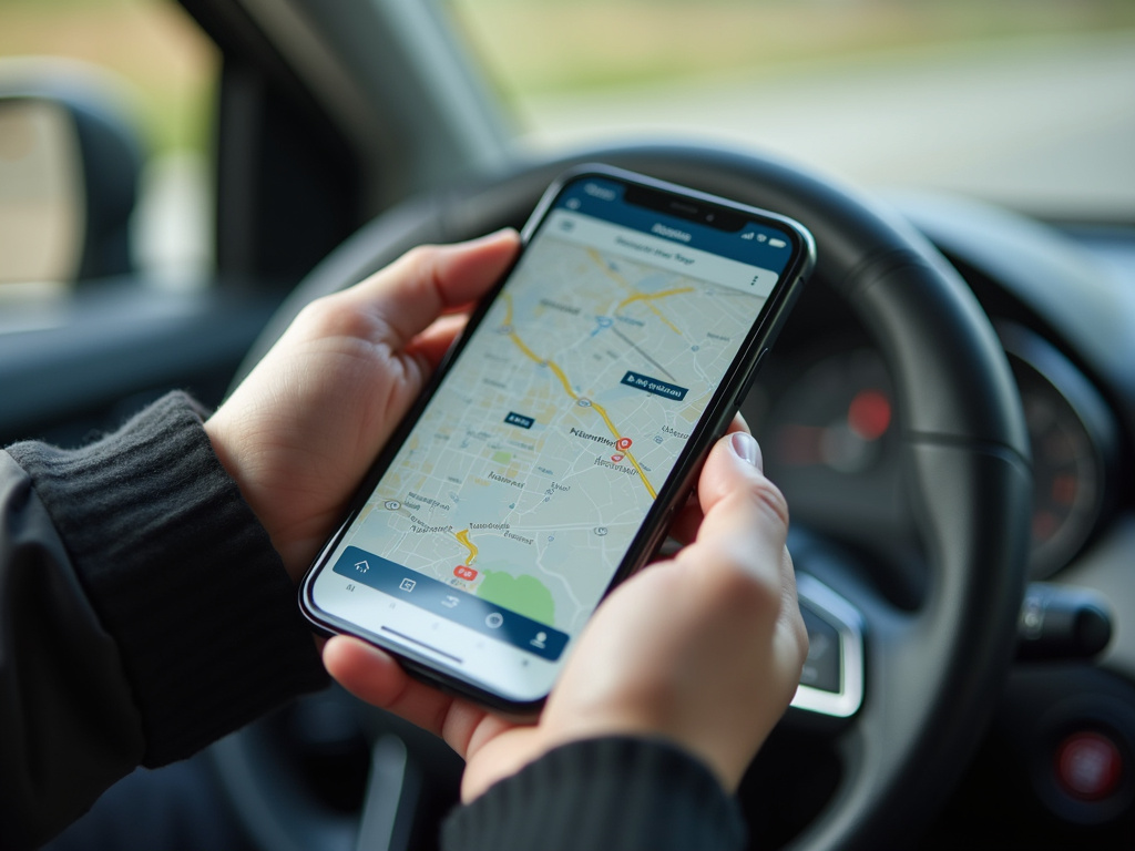 Smartphone rideshare app — rideshare accident lawyer phoenix