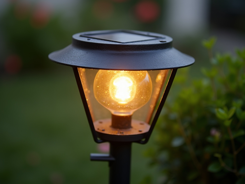 Solar garden lamp — solar lighting systems