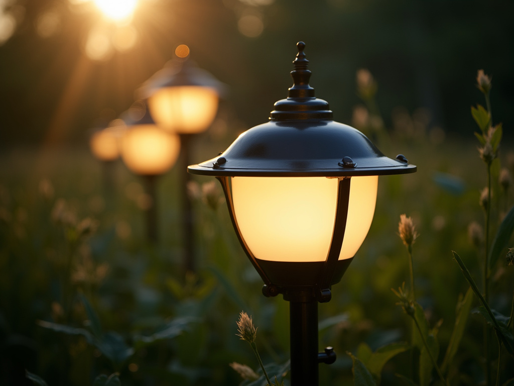 Solar garden light — all-in-one solar lights