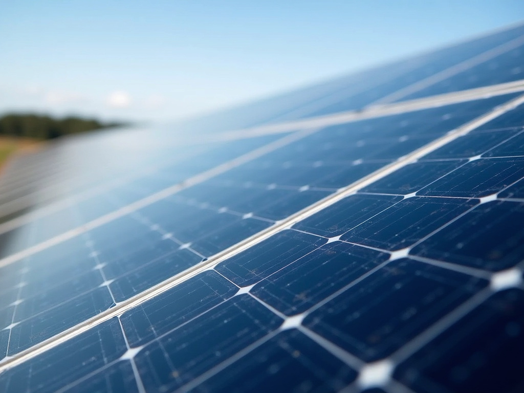 Solar panel array — sports field solar lighting