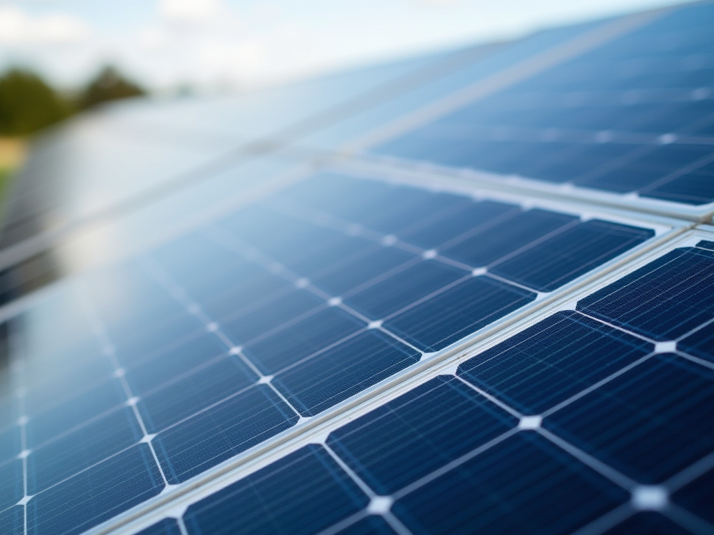 Solar panel array — sports field solar lighting