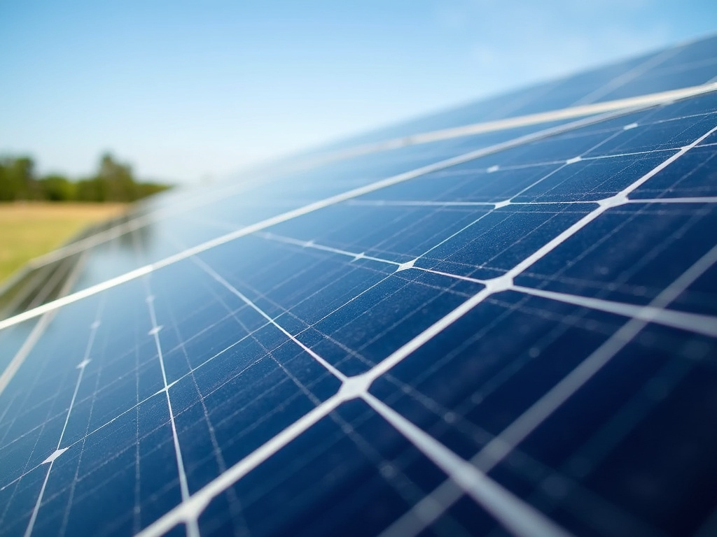 Solar panel array — sports field solar lighting