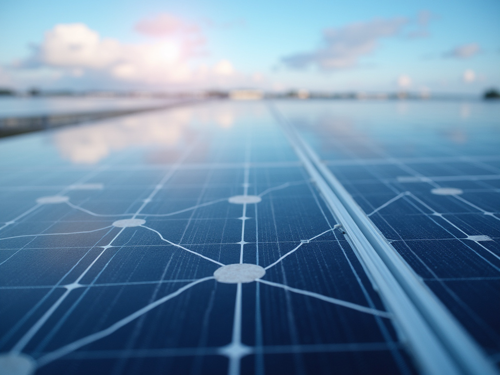 Solar panel intersection — solar traffic light
