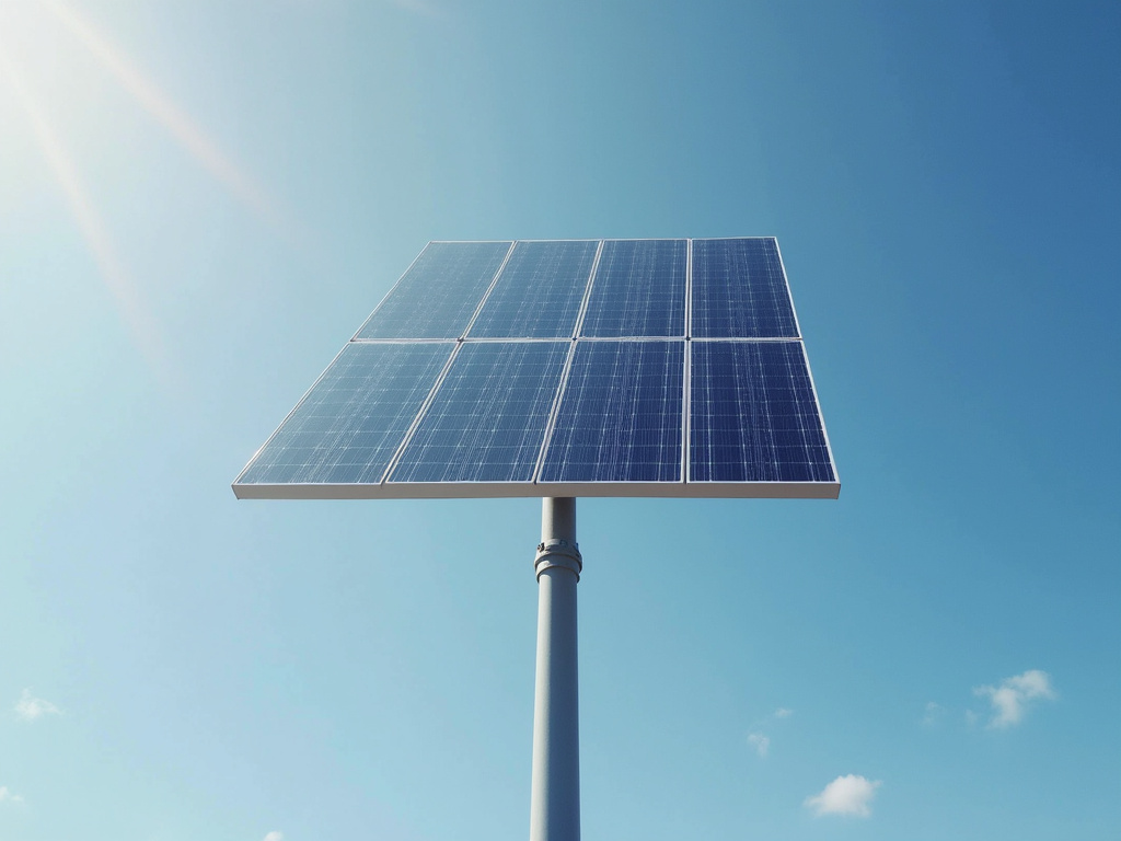 Solar panel pole — solar street lights
