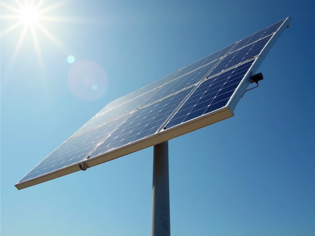 Solar panel pole — solar street lights