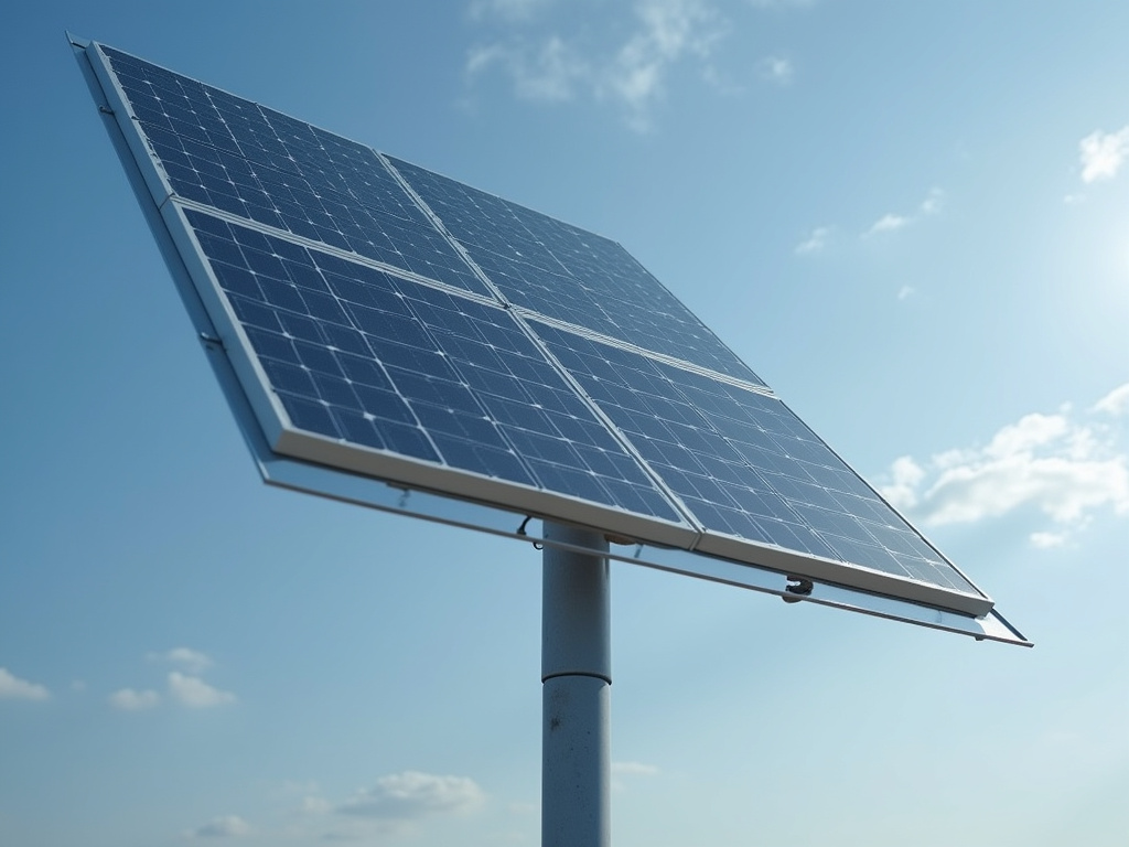 Solar panel pole — solar street lights
