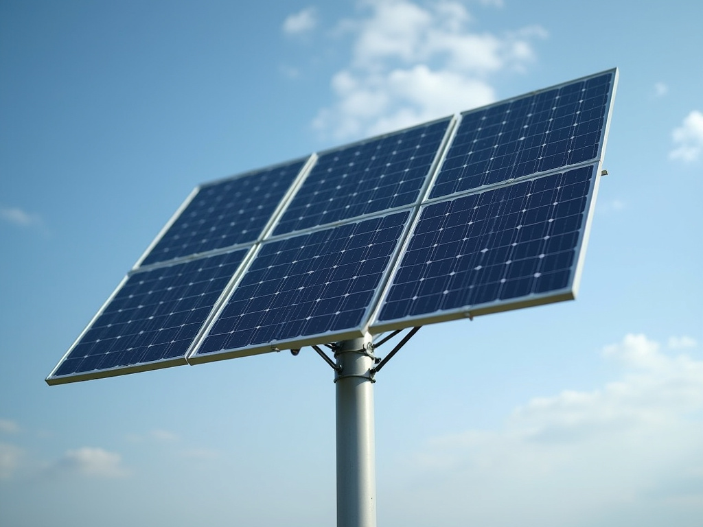 Solar panel pole — solar street lights