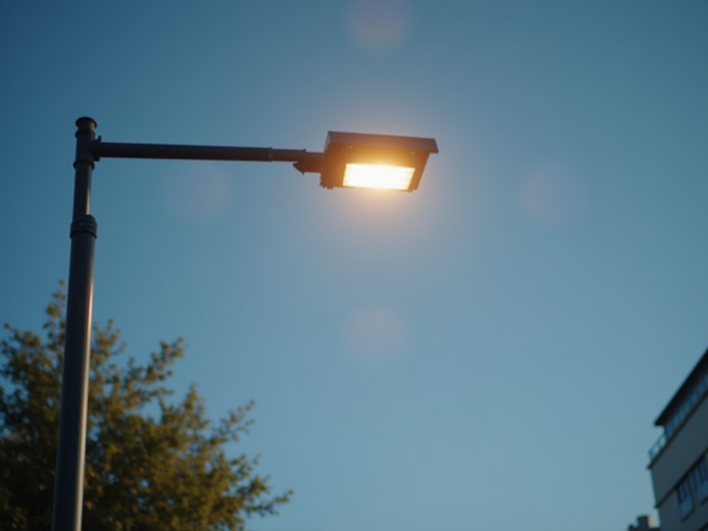 Solar streetlight — off-grid infrastructure lighting