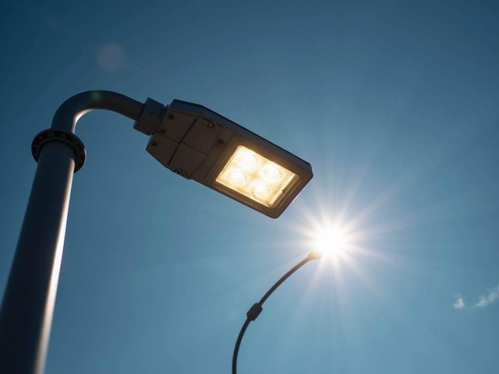Solar streetlight — off-grid infrastructure lighting