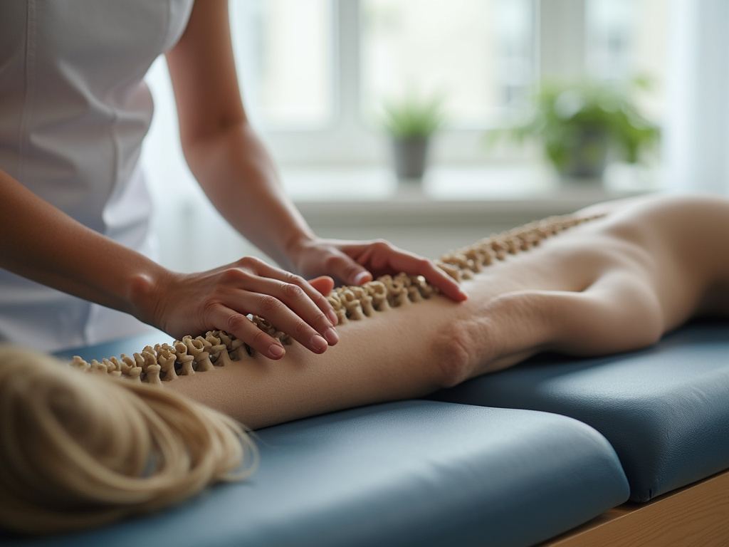 Spinal adjustment table — chiropractor austin