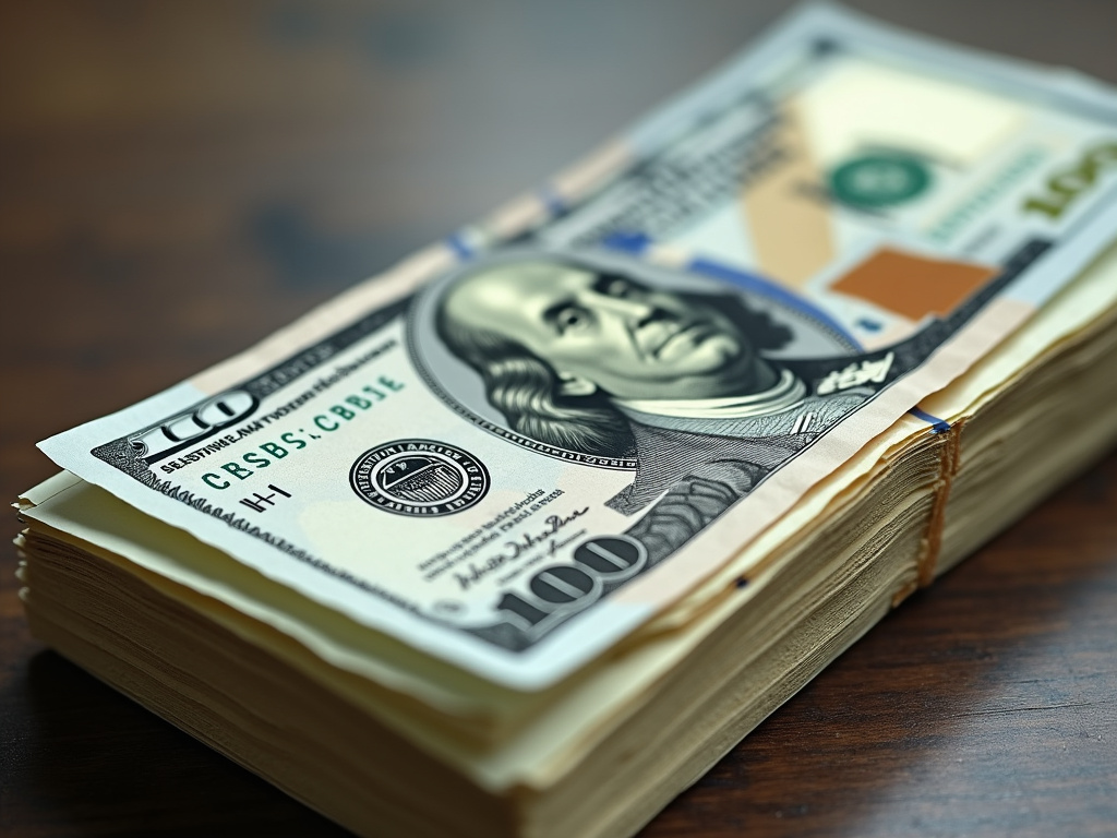 Stack of cash — title loans massachusetts