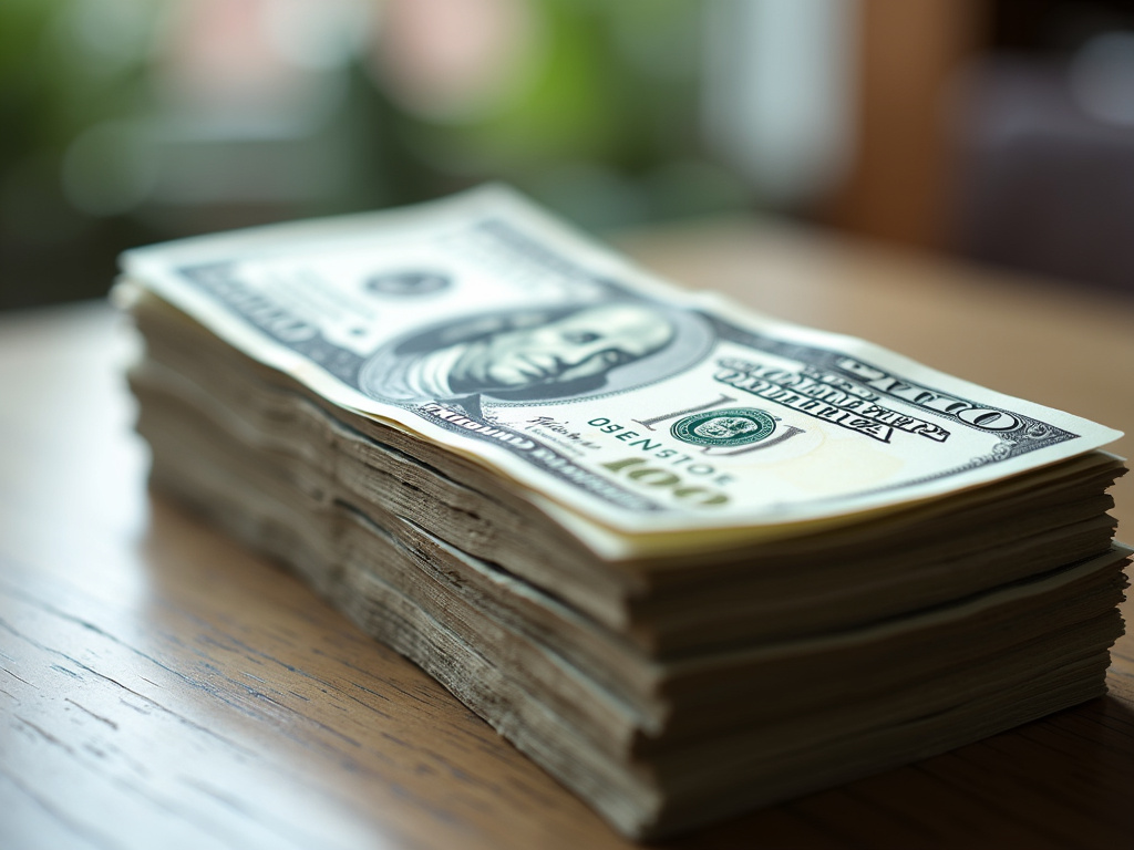 Stack of cash — title loans missouri