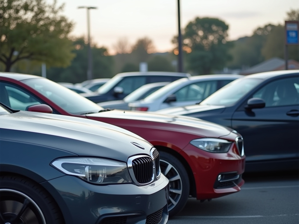 Used car lot — New Jersey title loans