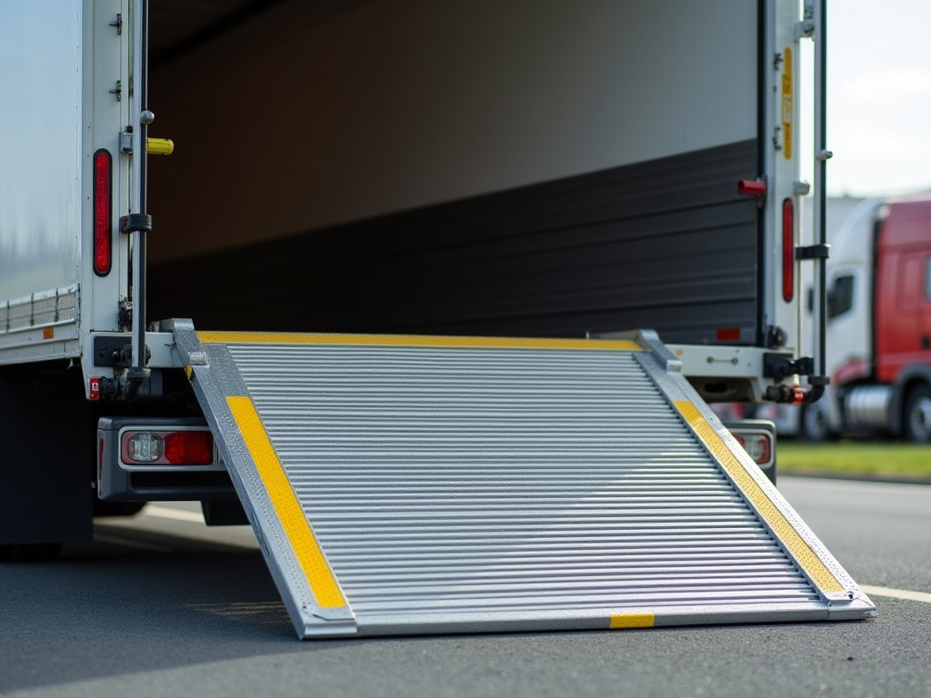 Vehicle loading ramp — car shipping company