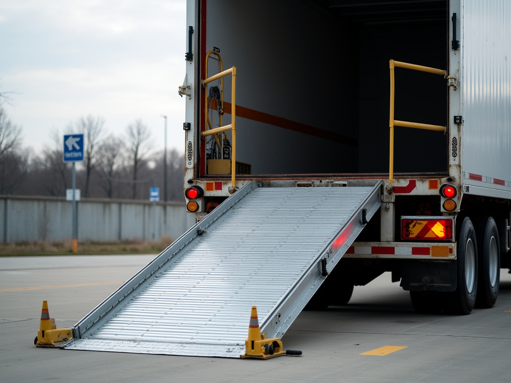 Vehicle loading ramp — car shipping company