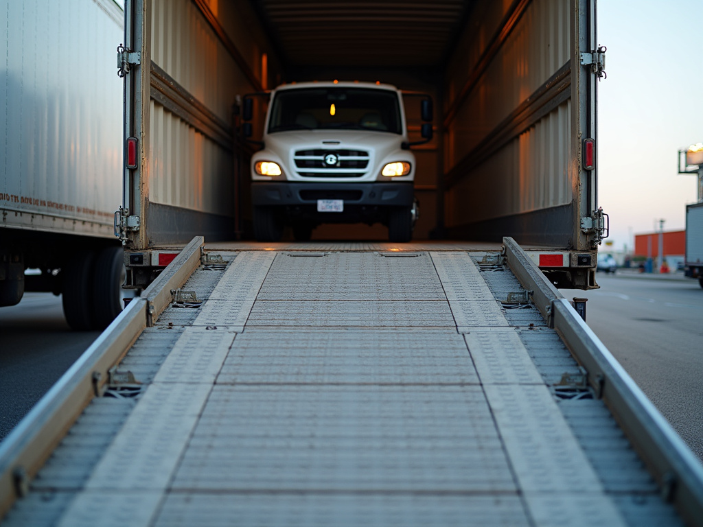 Vehicle loading ramp — car shipping New York