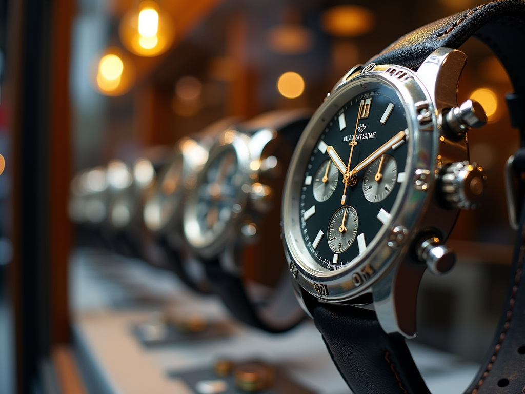 Watch boutique window — cartier watches