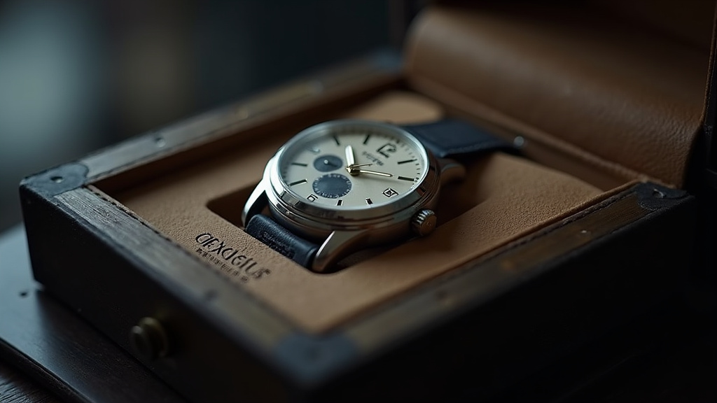 Watch case macro — W. Kodak Jewelers, Hoboken, NJ