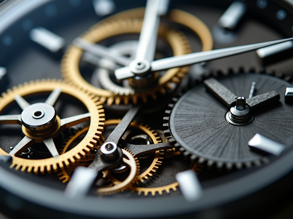 Watch gears closeup — iwc schaffhausen watches