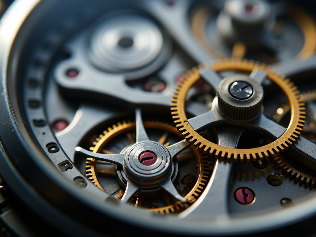 Watch gears closeup — iwc schaffhausen watches