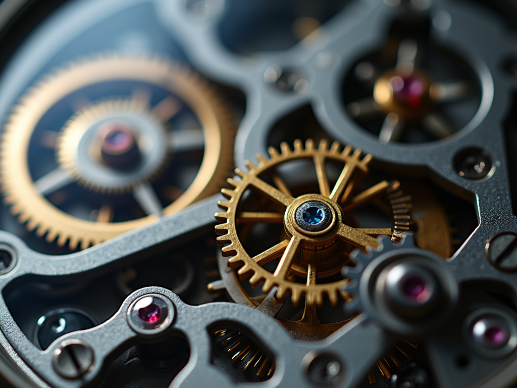 Watch gears closeup — iwc schaffhausen watches
