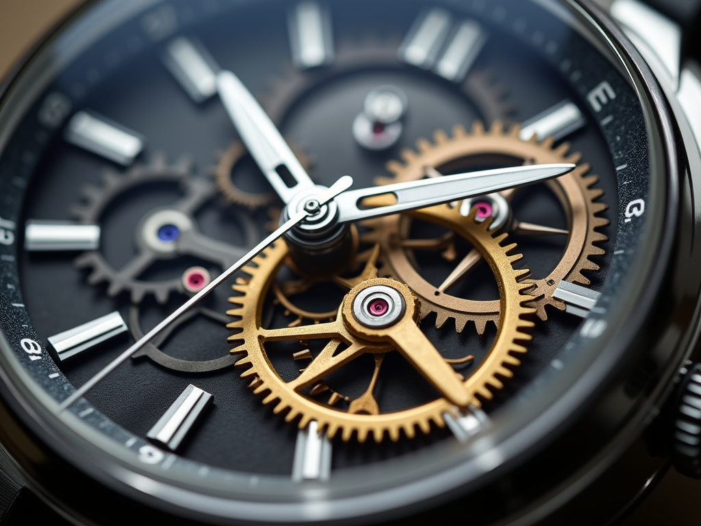 Watch gears closeup — longines watches