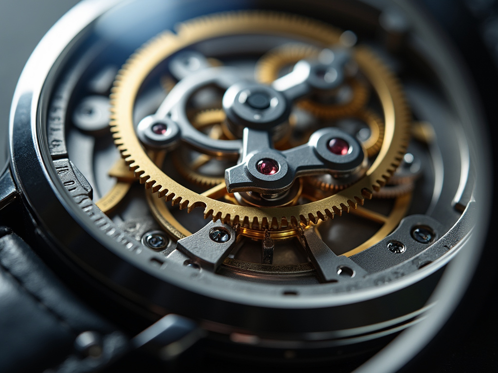 Watch gears closeup — omega watches