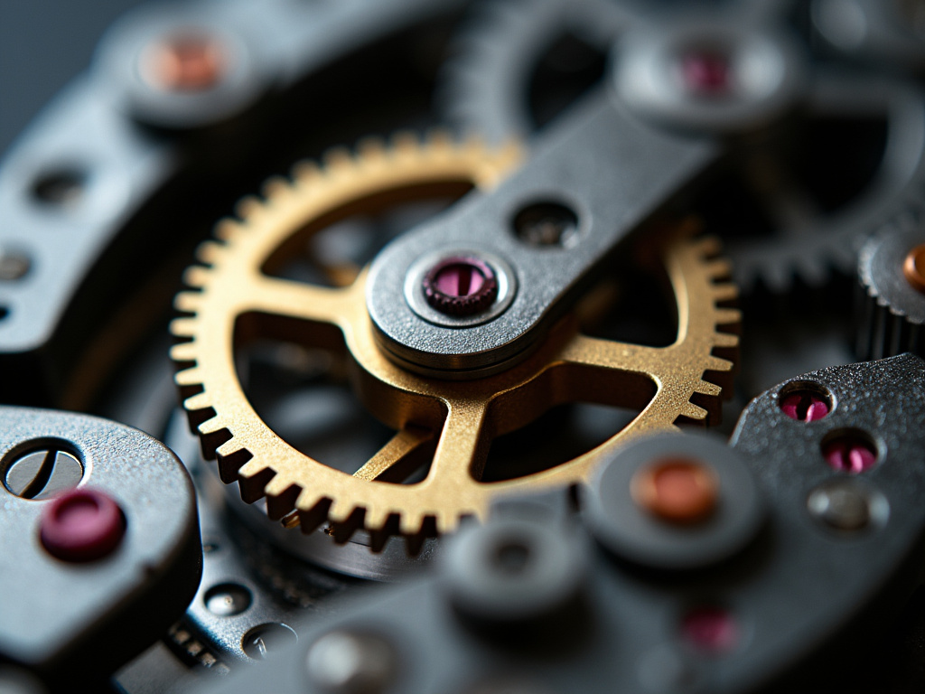 Watch gears closeup — tag heuer watches