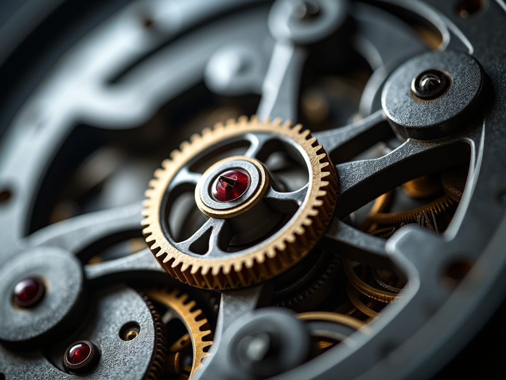 Watch gears closeup — tag heuer watches