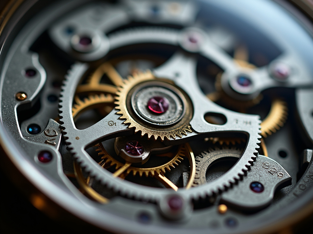 Watch gears closeup — tag heuer watches
