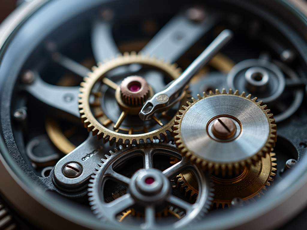Watch gears closeup — tag heuer watches