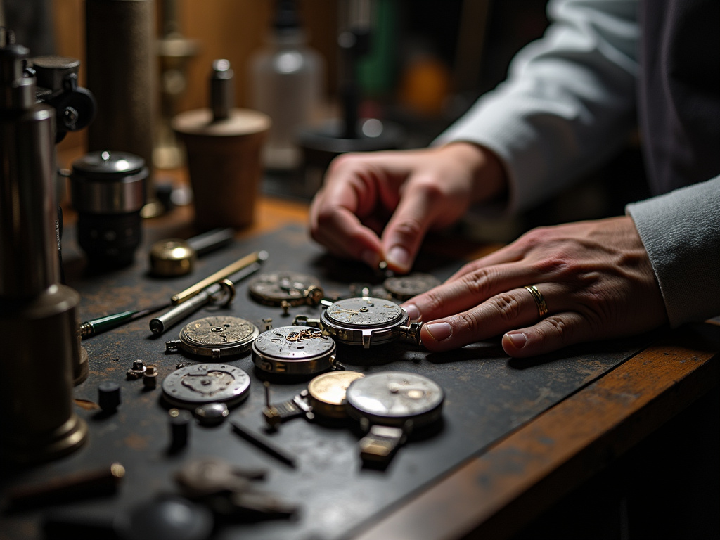 Watchmaker workbench — iwc schaffhausen watches