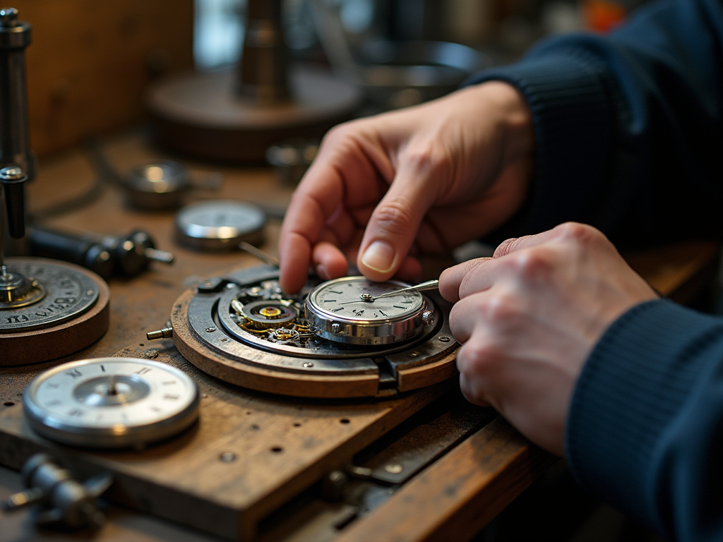 Watchmaker workbench — iwc schaffhausen watches