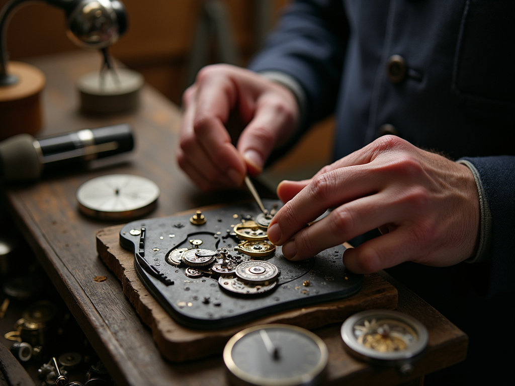 Watchmaker workbench — iwc schaffhausen watches