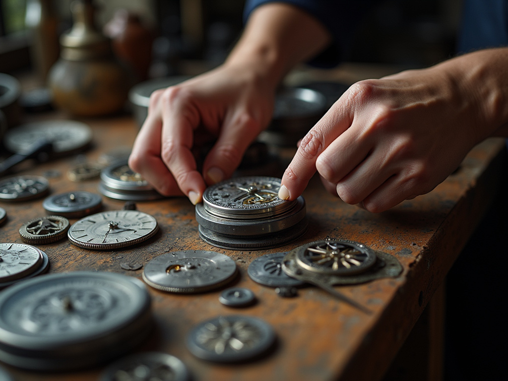 Watchmaker workbench — iwc schaffhausen watches