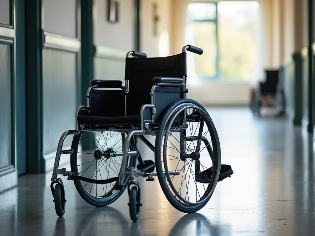 Wheelchair in hallway — nursing home abuse lawyer phoenix