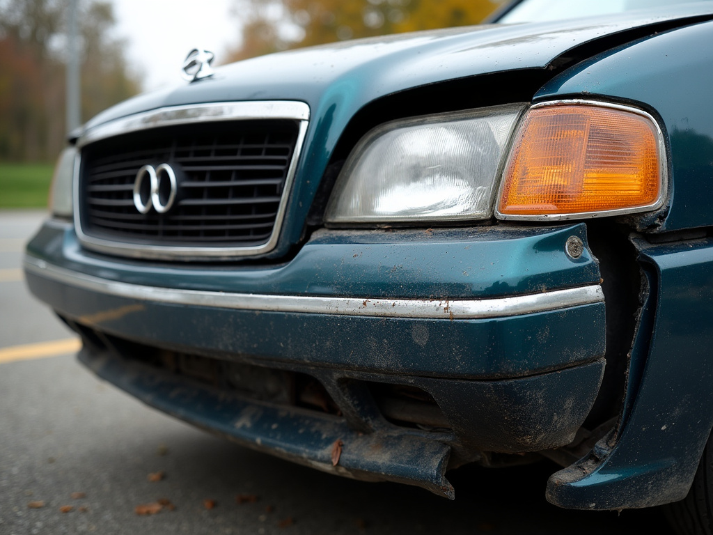 Wrecked bumper — car accident lawyer phoenix