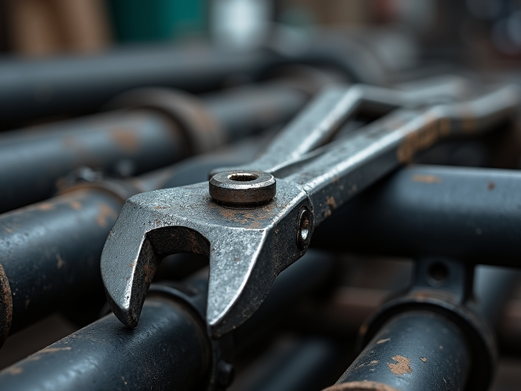 Wrench and pipes — plumber SEO